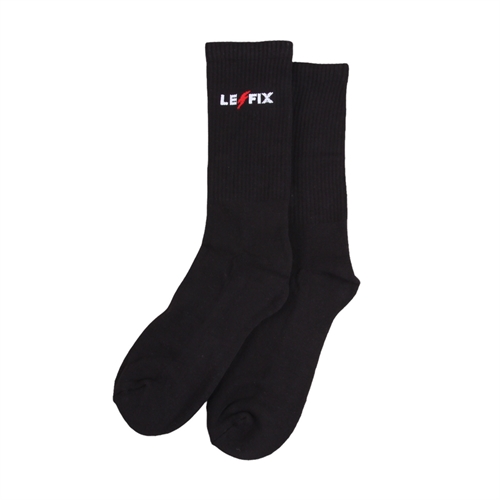 Le Fix Logo Tennis sokker - Black - One Size